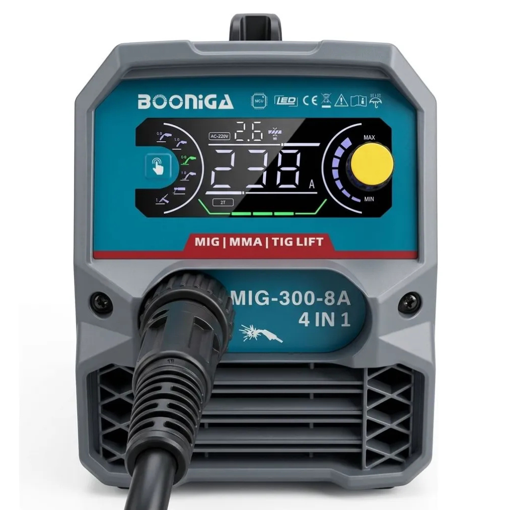 Soldadora Mig Tig Arco Con y Sin Gas 300amp hasta 5Kg Booniga-2