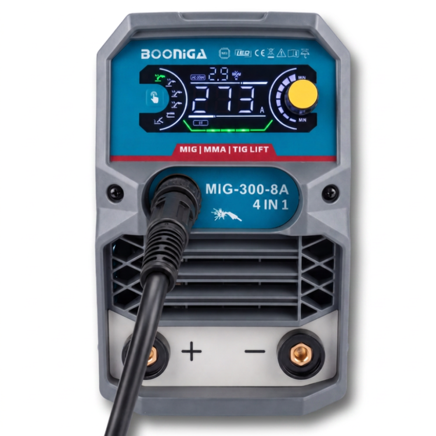 Soldadora Mig Tig Arco Con y Sin Gas 300amp hasta 5Kg Booniga-2