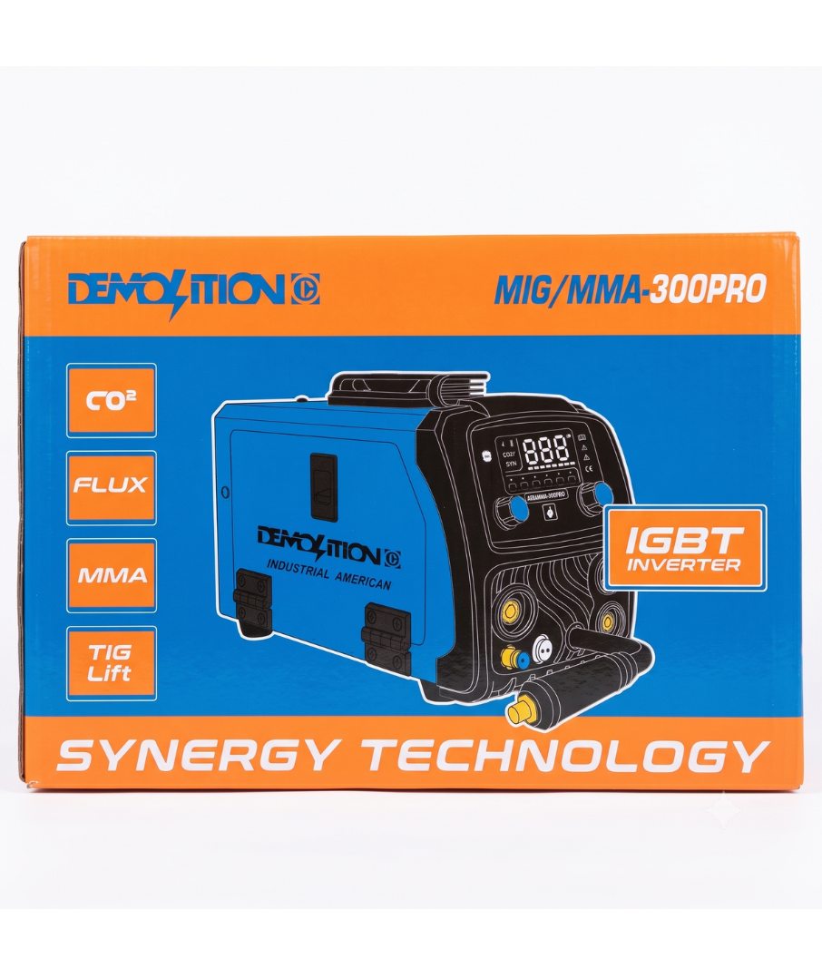 Soldadora Mig Con y Sin Gas Tig Mma Inverter 300a Sinergica IGBT-6