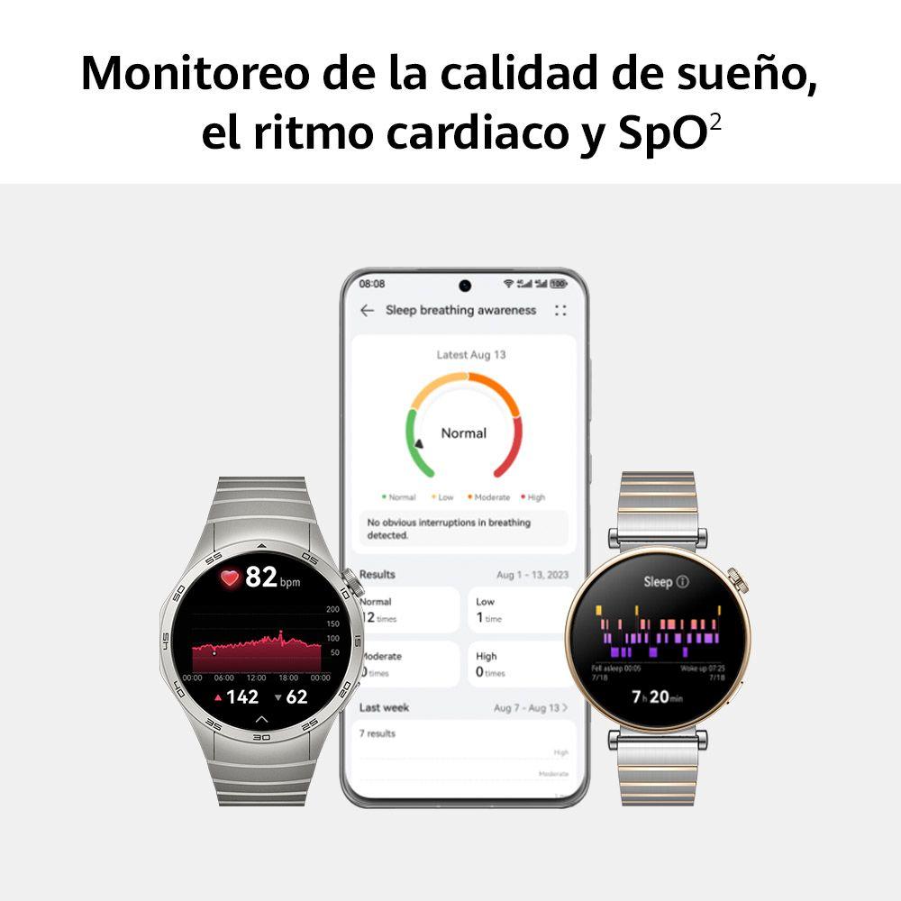 HUAWEI Watch GT 4 41mm Plata + Freebuds PRO 2-5