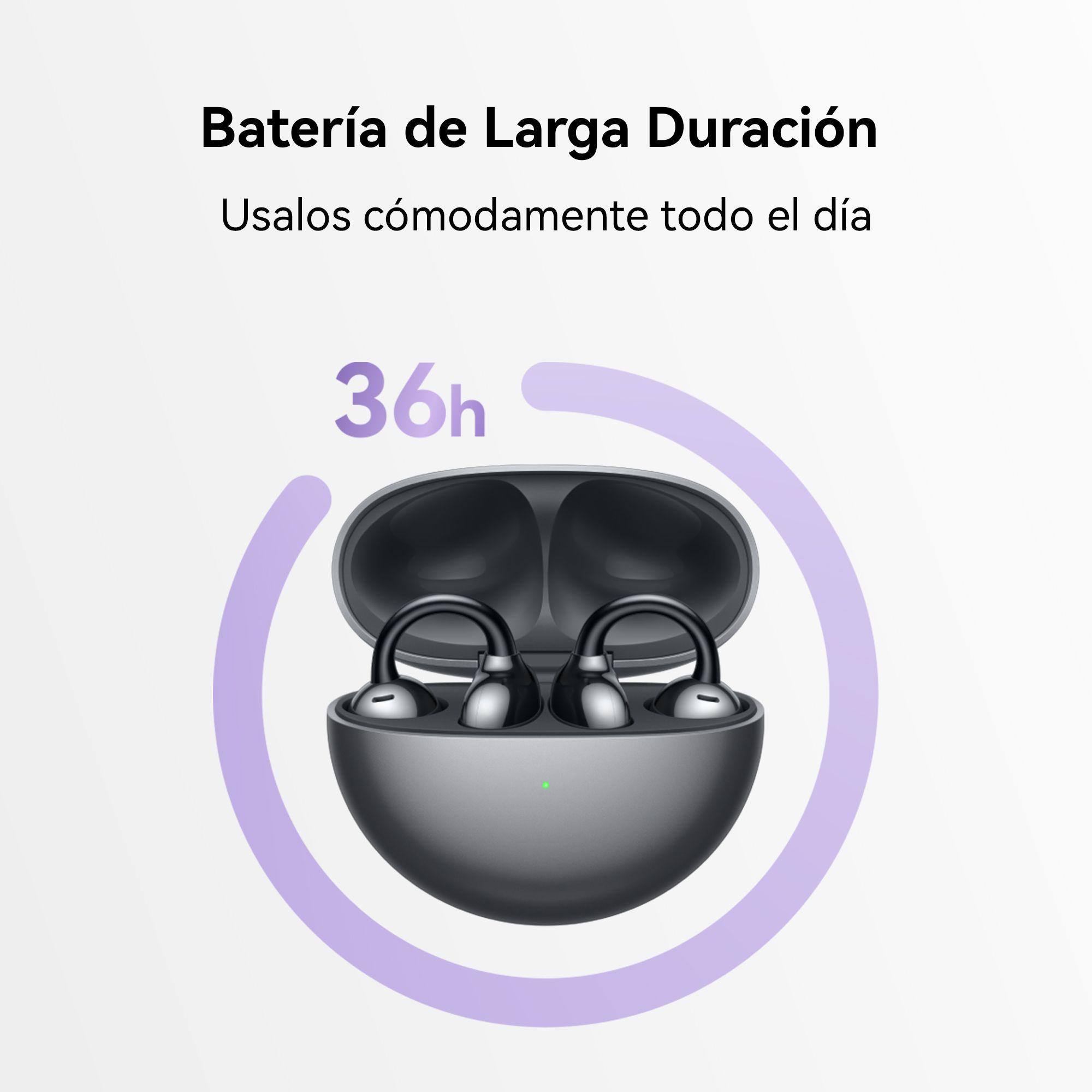 Audífonos Huawei FreeClip Inalámbricos Bluetooth Púrpura-3