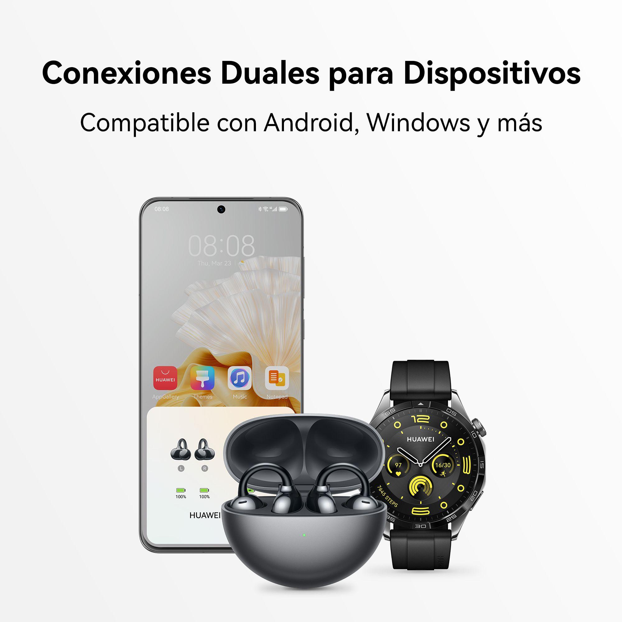 Audífonos Huawei FreeClip Inalámbricos Bluetooth Púrpura-6