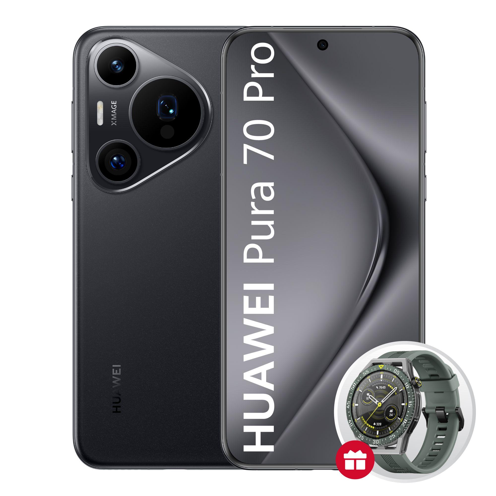 Smartphone HUAWEI Pura 70 Pro 12+512GB Negro+GT3SE de Regalo-0