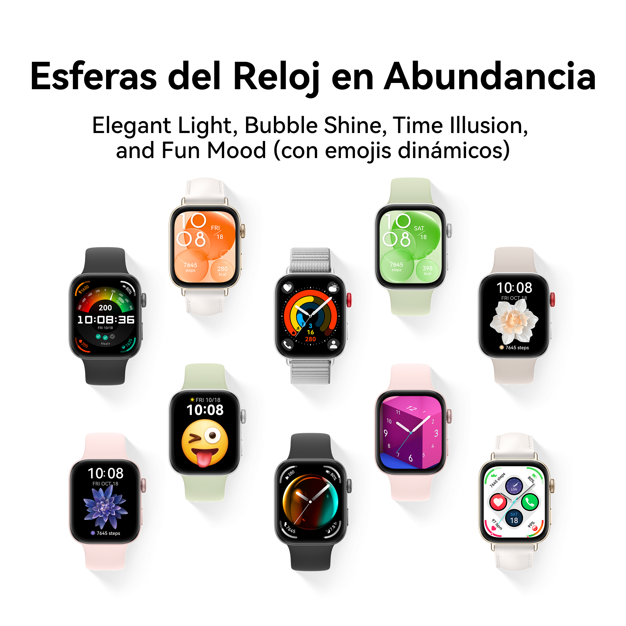 Smartwatch Huawei Watch Fit 3 Blanco Perla-4