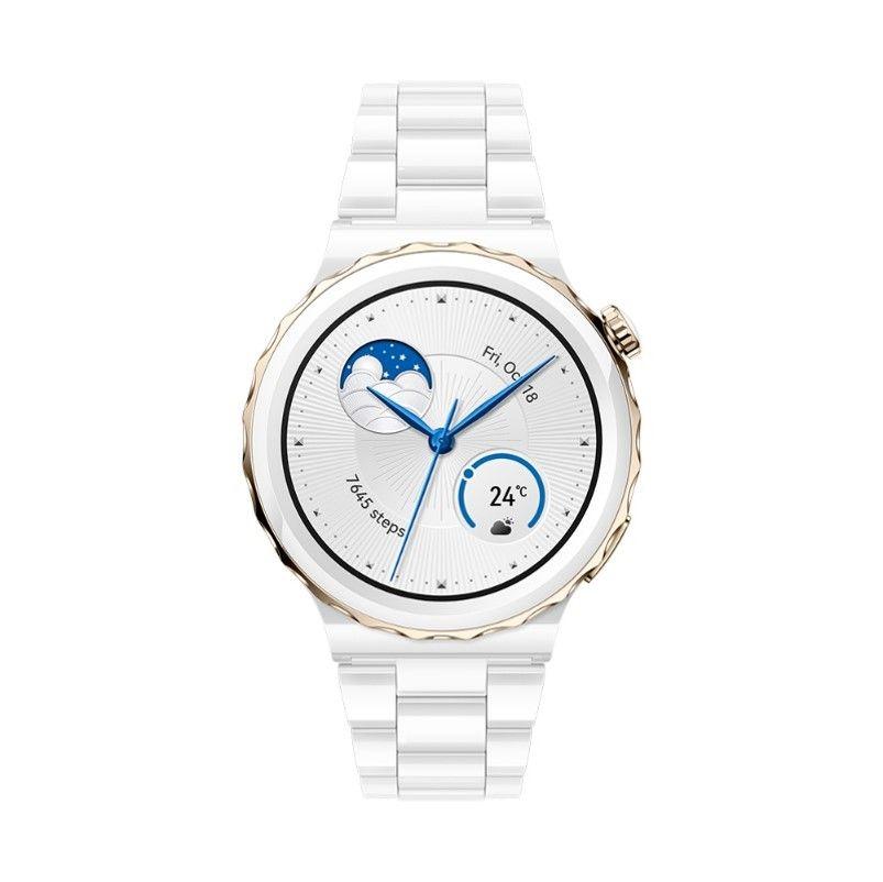 Smartwatch Huawei Watch GT 3 Pro Ceramic 43mm Golden White-1
