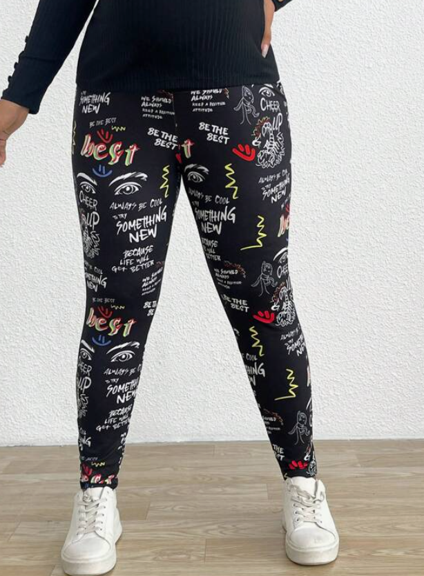 Leggings Maternales Estampados con Cintura Ajustable ✨-3