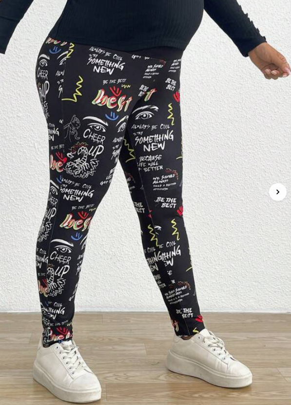 Leggings Maternales Estampados con Cintura Ajustable ✨-5