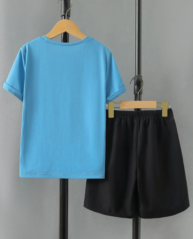 Conjunto Deportivo Azul con Estampado "Brooklyn"-2