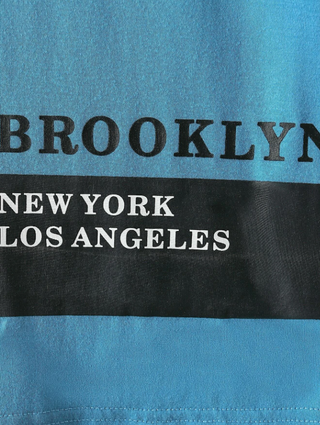 Conjunto Deportivo Azul con Estampado "Brooklyn"-5