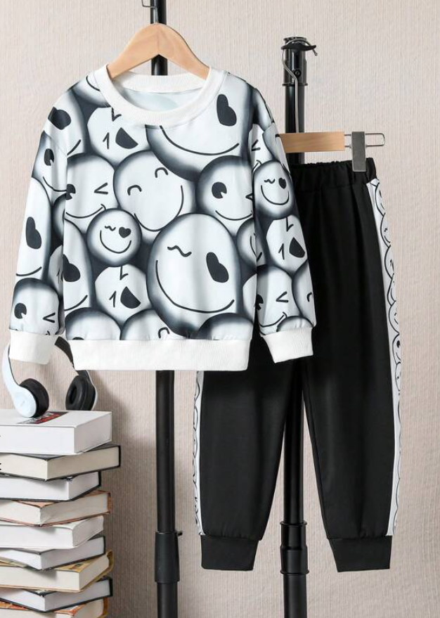 Conjunto Casual para Niños - Diseño Divertido - Talla 4 años-4