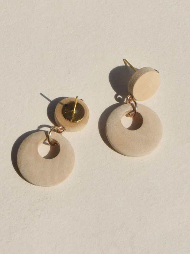 🟡 Pendientes Geométricos – Minimalismo Dorado-2