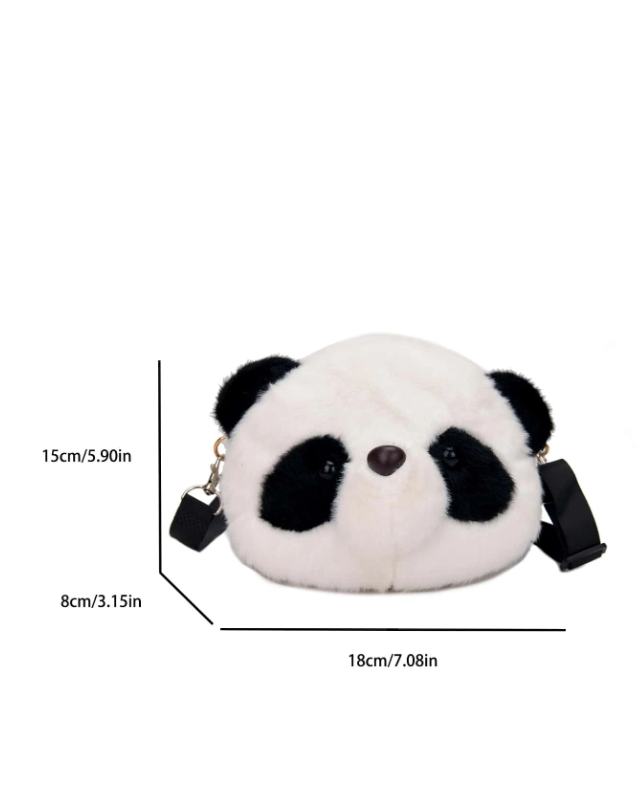 Bolso Mini de Panda Estilo Preppy-3
