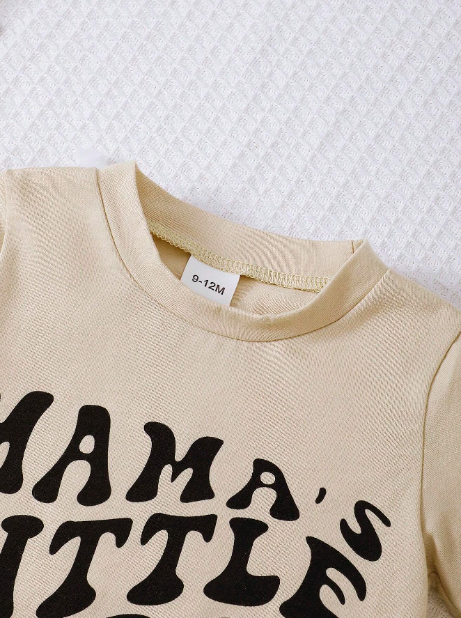 Conjunto Deportivo "Mama's Little Man" para Niños-3