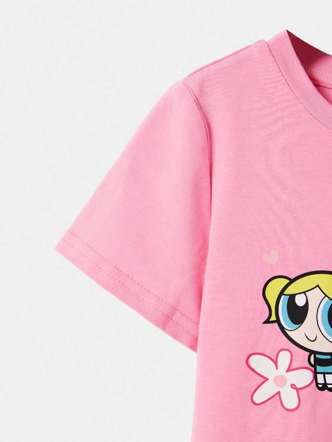 Camiseta Infantil Dibujos Animados - Talla 7 años-3