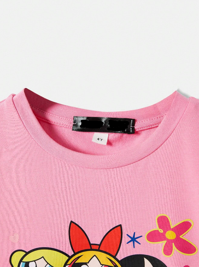 Camiseta Infantil Dibujos Animados - Talla 7 años-4