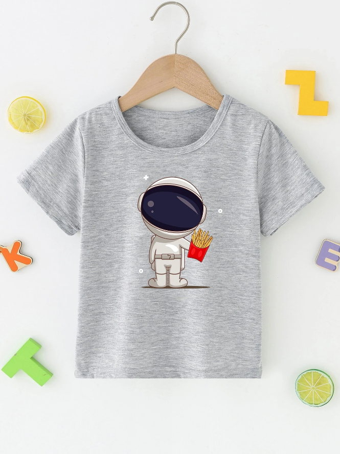 👕 Polera Infantil Astronauta & Papas Fritas - Talla 12 a 18 meses-3