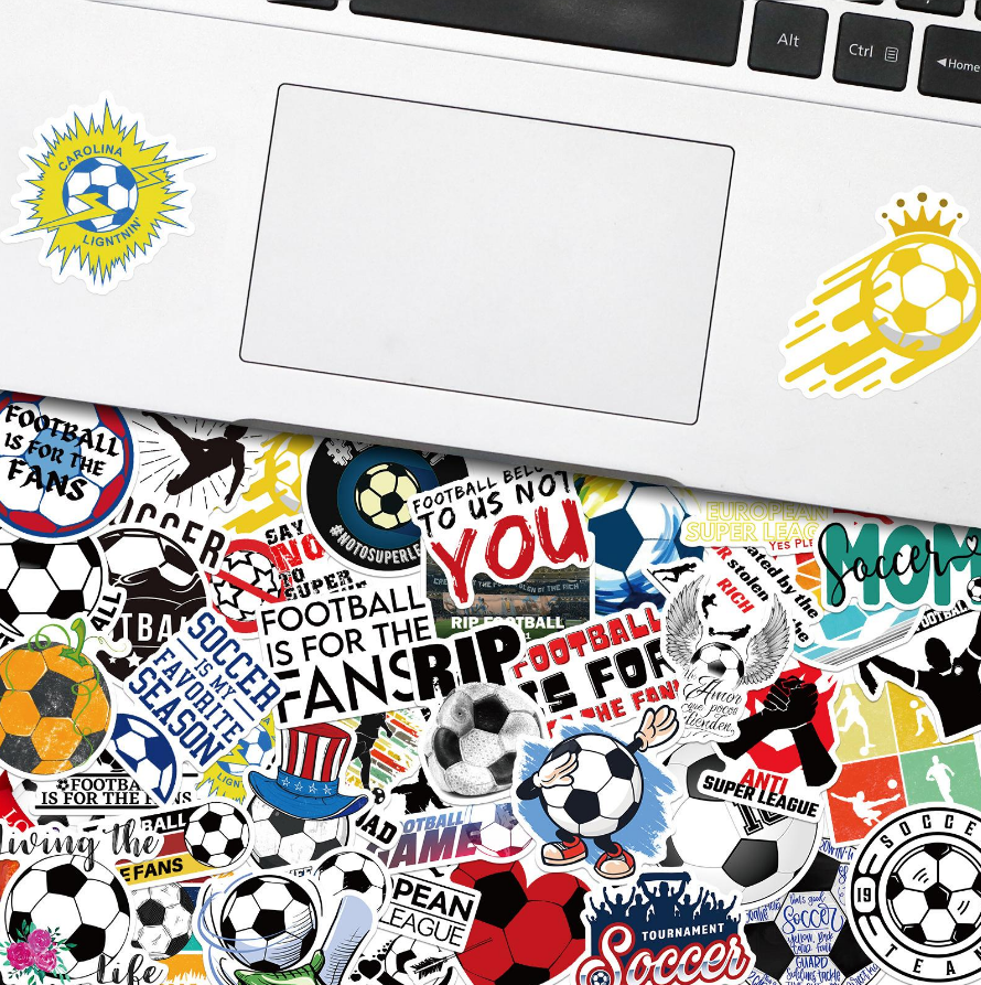 ⚽ Stickers Fútbol – Pack de 10 Unidades & Estilo Deportivo-7
