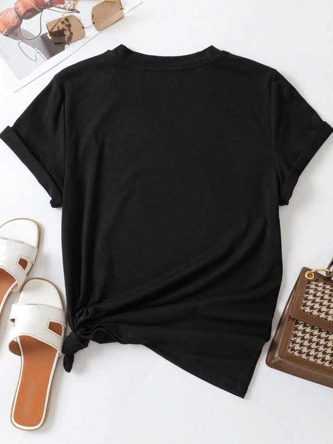 🖤 Camiseta de Mujer con Estampado de Esqueleto - Talla XL-2