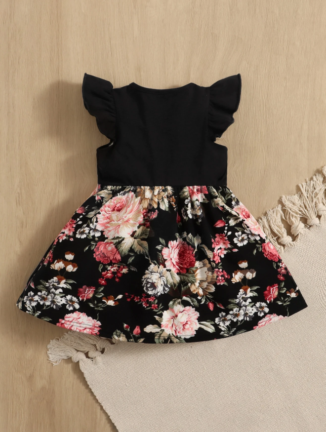 🌸 Vestido “Jardín Nocturno” - 12 a 18 meses-3