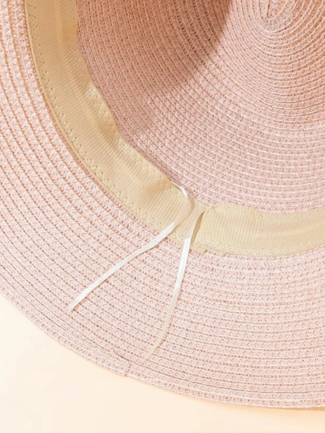 Sombrero de Papel Color Rosa Pálido-4