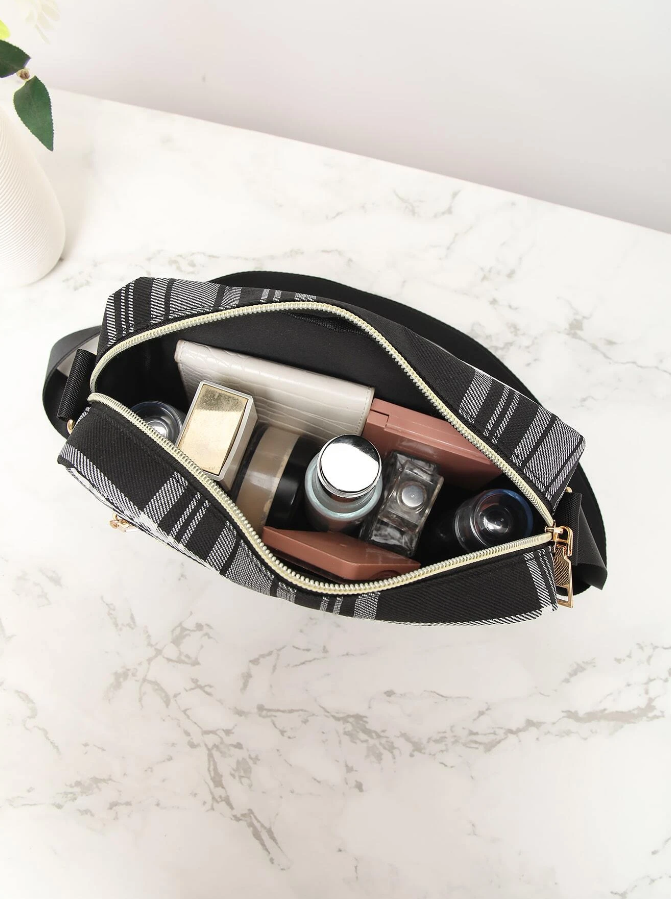 Bolso Cuadrado Estilo Preppy-3