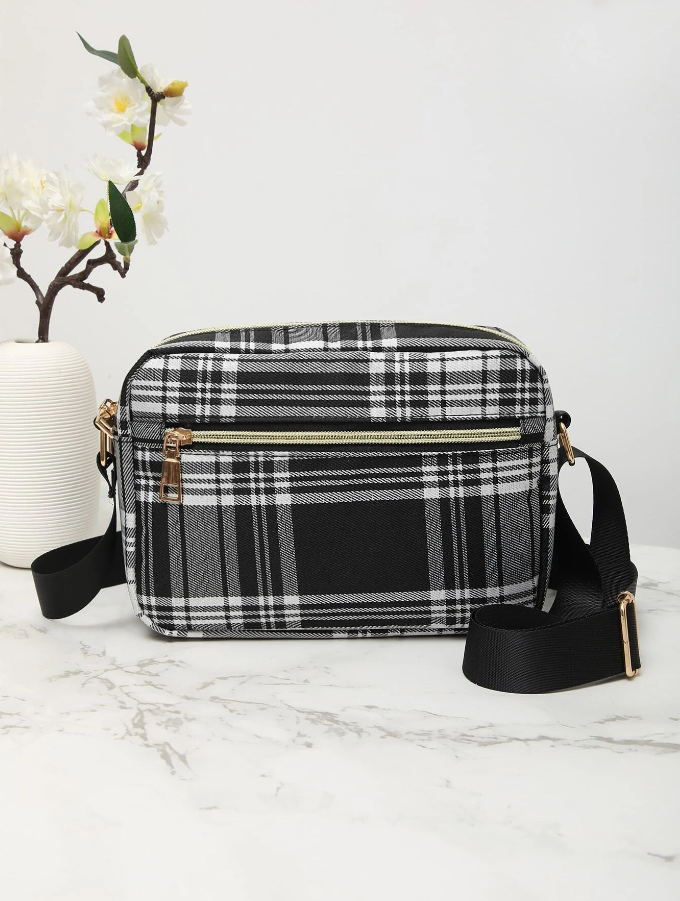 Bolso Cuadrado Estilo Preppy-4
