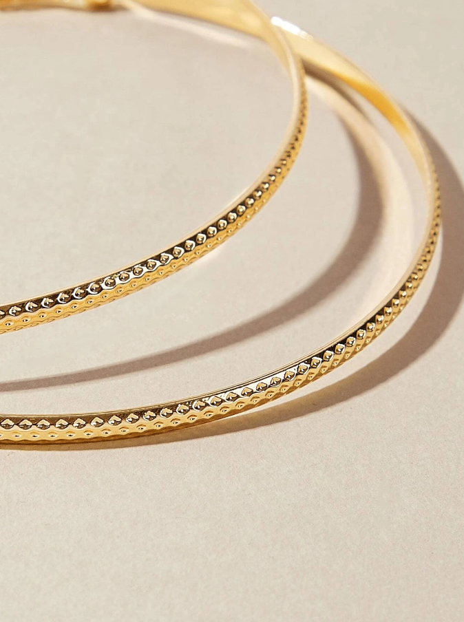 Aros Glamour Amarillo Oro-3