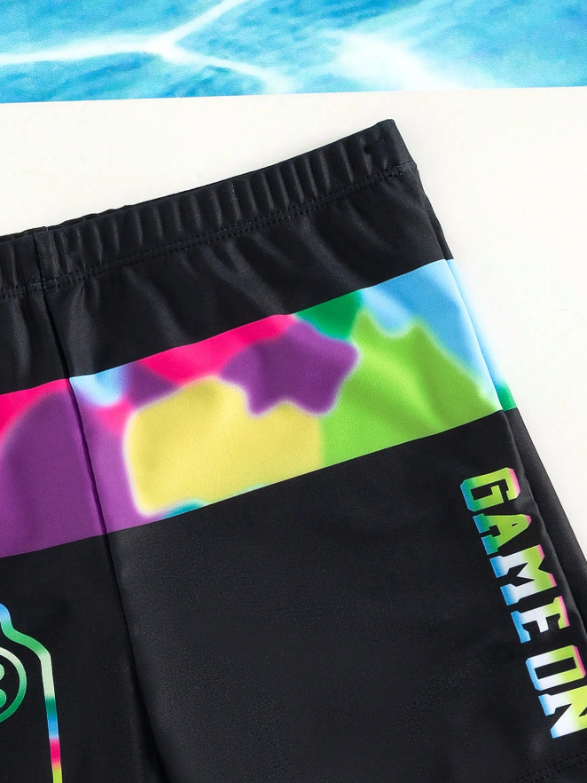 Shorts de Natación Infantil – Game On - Talla 9 años-4