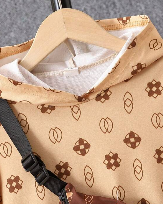 Conjunto Casual de 3 Piezas con Estampado Divertido-2