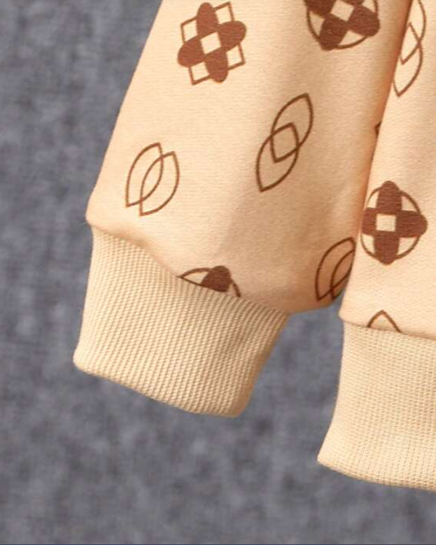 Conjunto Casual de 3 Piezas con Estampado Divertido-4