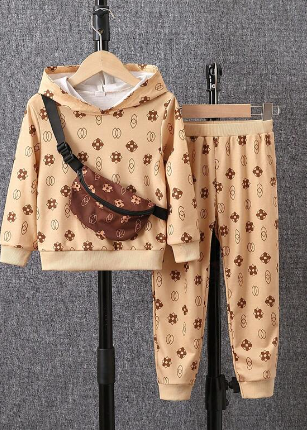 Conjunto Casual de 3 Piezas con Estampado Divertido-5