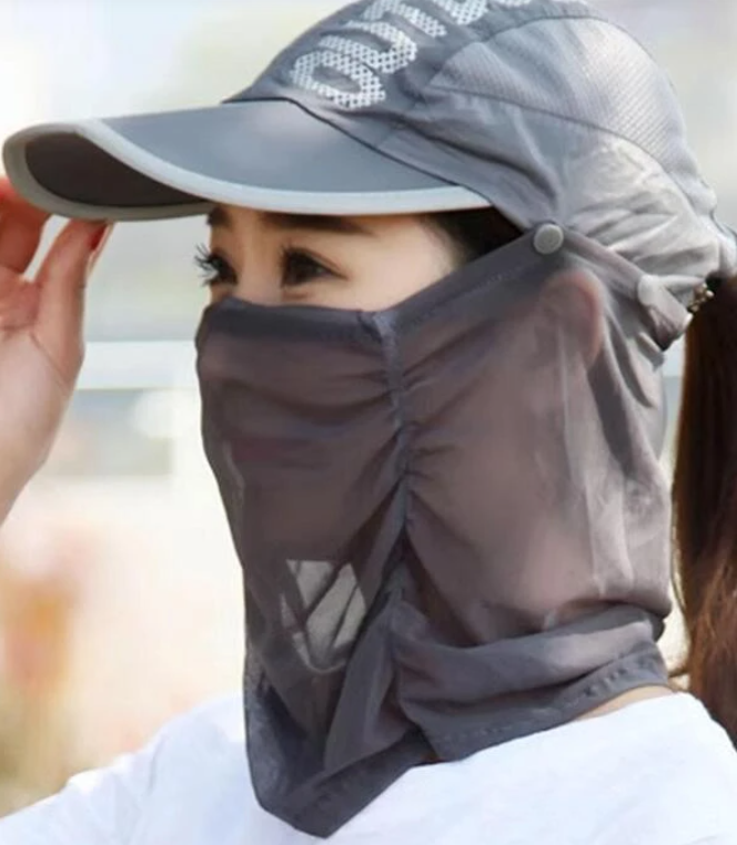 Gorra con Protección Facial-4