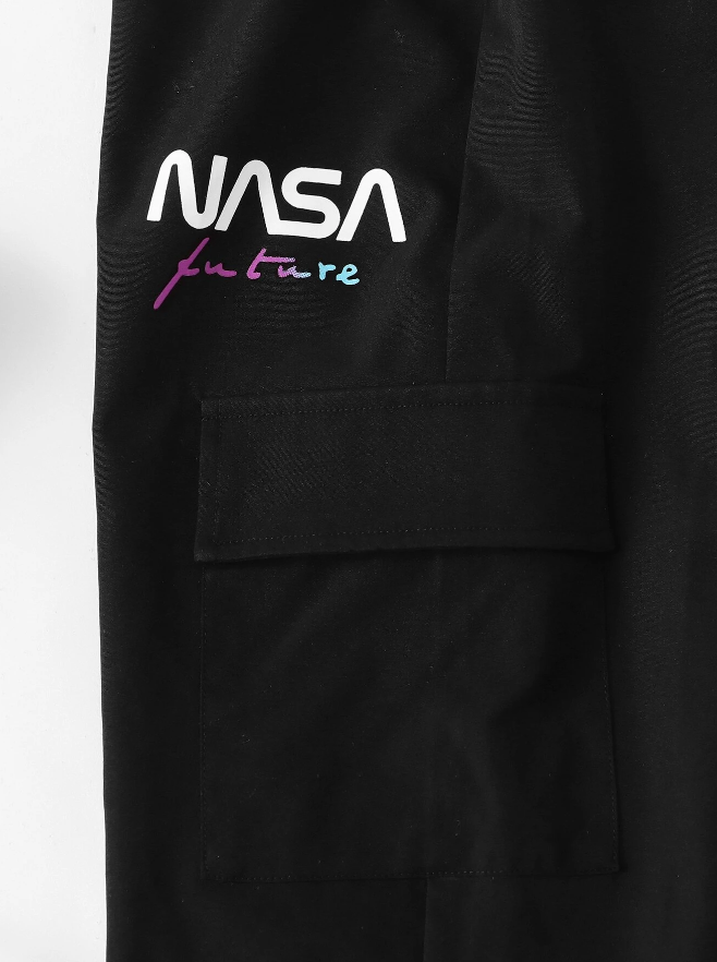 🚀 Jogger Estilo NASA - Comodidad Urbana con Toque Espacial - Talla 8 años-4