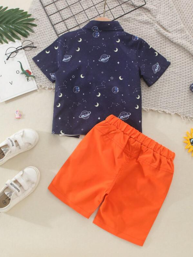Conjunto Casual de 3 Piezas para Niño-2
