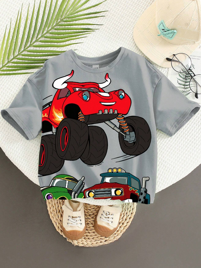 Camiseta Infantil – Color Dobby Primavera/Verano - Talla 7 años-3