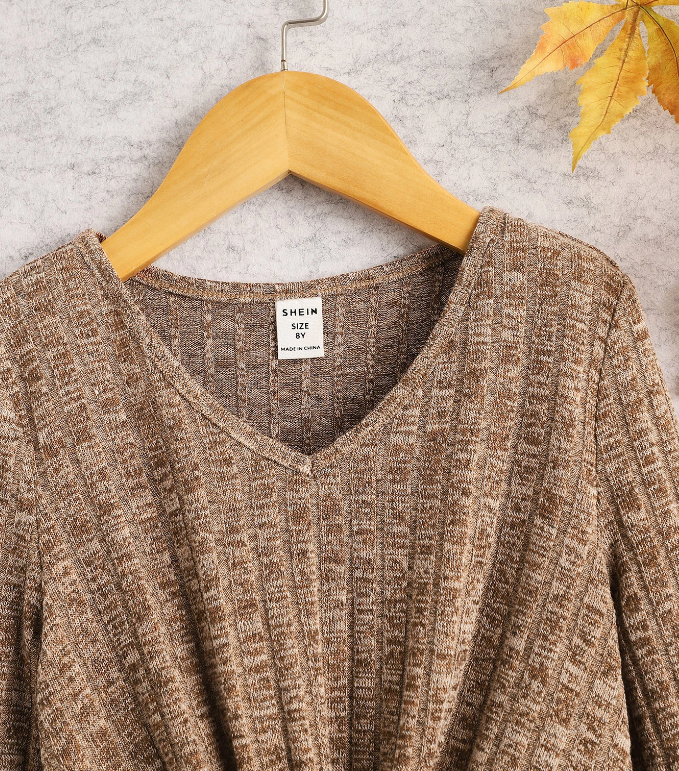 Top Casual con Pliegues - Caqui-6