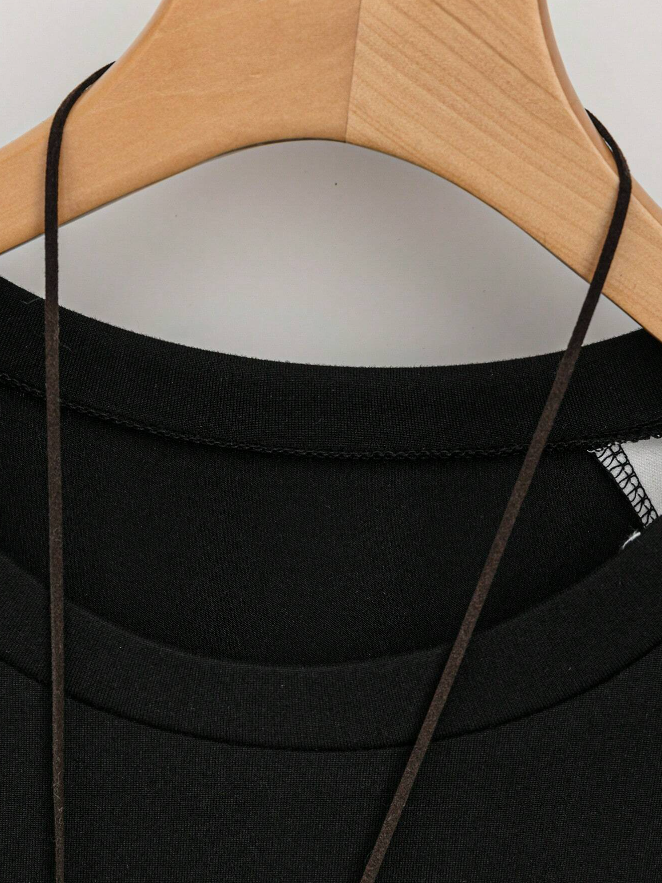 💙 Camiseta de Manga Larga con Cuello Redondo y Estampado de Cuadros - Talla XL-2