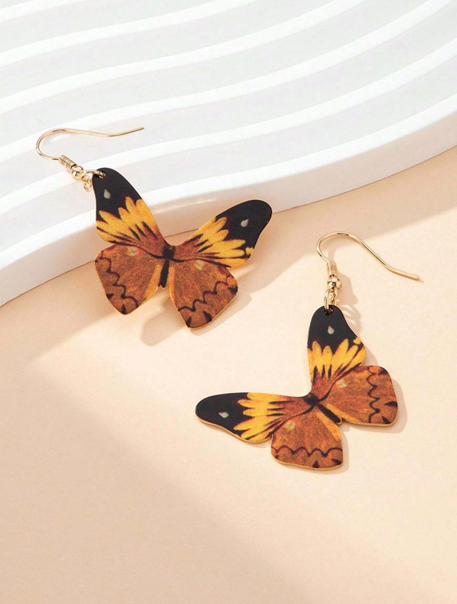 🦋 Pendientes Mariposa – Diseño Natural y Vibrante-2
