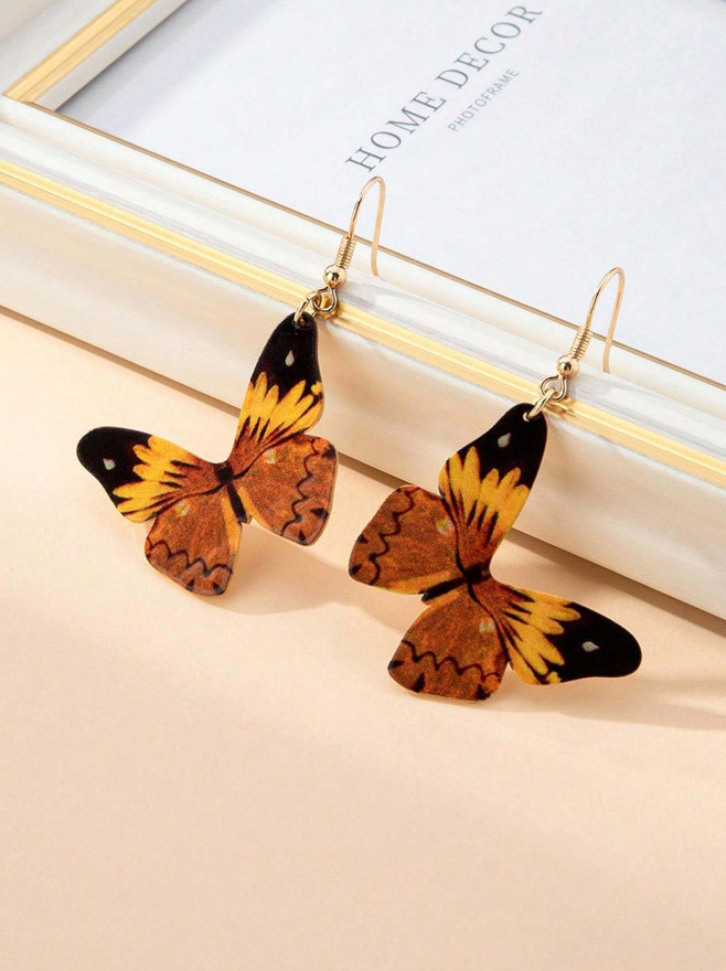 🦋 Pendientes Mariposa – Diseño Natural y Vibrante-3