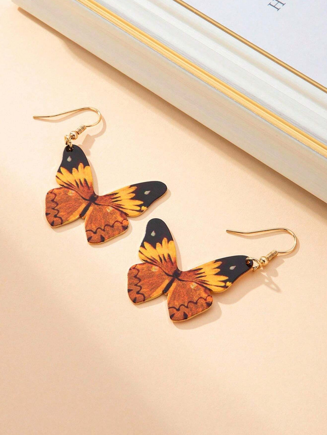 🦋 Pendientes Mariposa – Diseño Natural y Vibrante-5