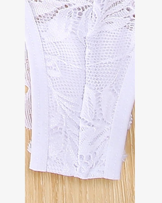 Tanga Blanca con Encaje Transparente - Elegancia y Confort-6