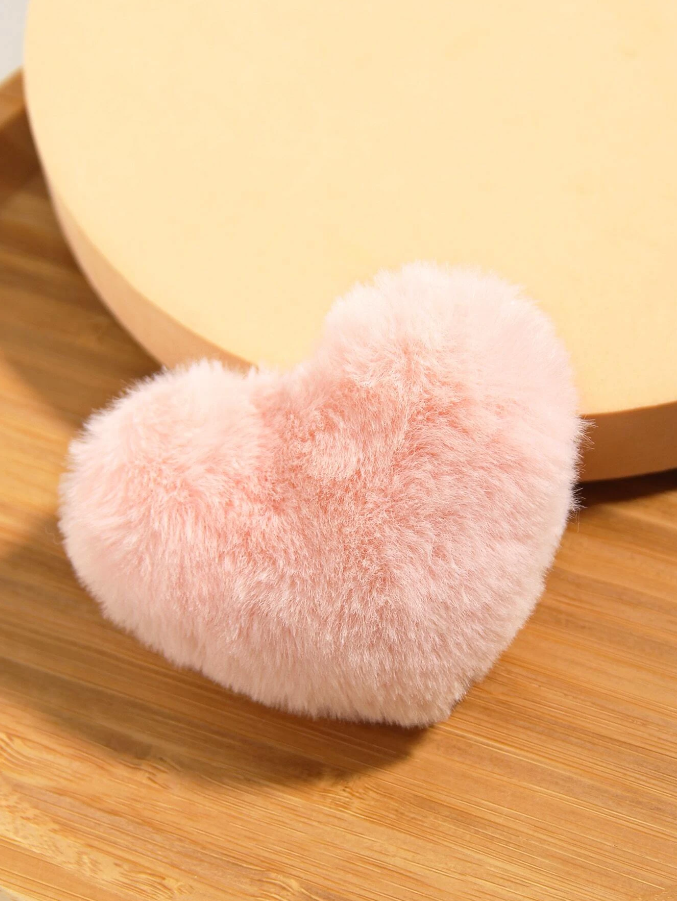 Llavero con Corazón de Felpa-0