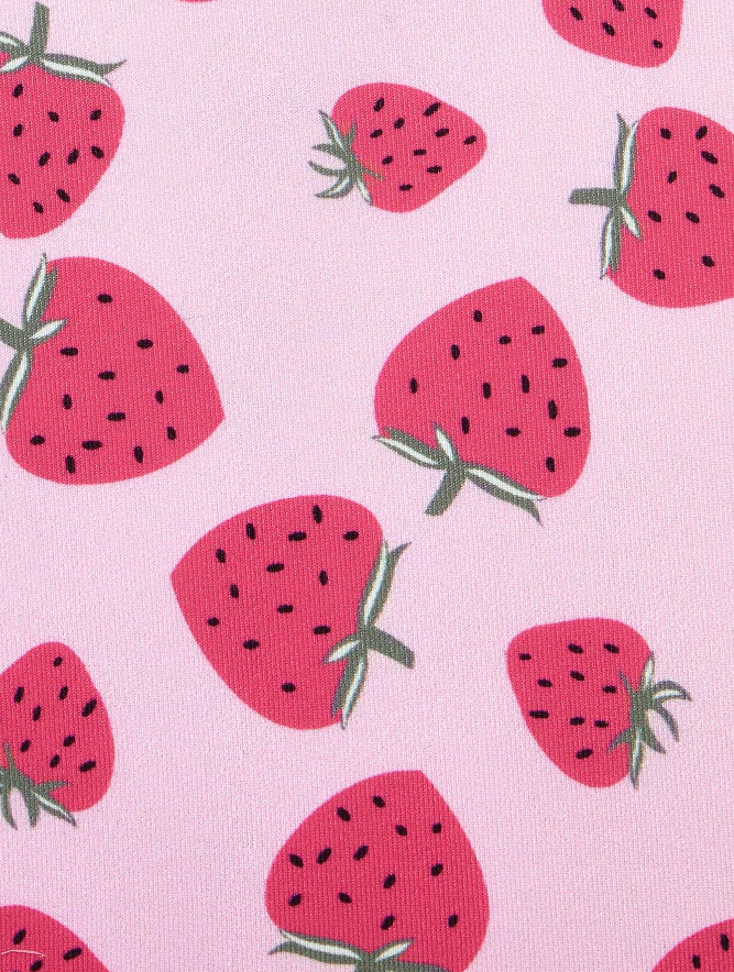 Bañador de Una Pieza con Estampado de Fresas-6