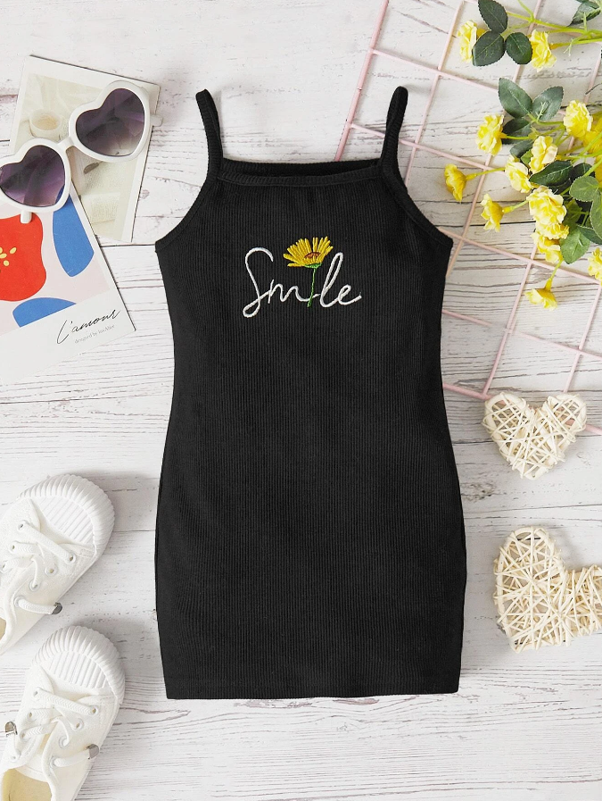 Vestido de Tirantes para Chicas - "Smile"-1