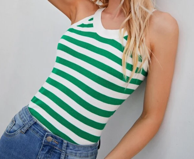 Top Casual a Rayas Multicolor-4