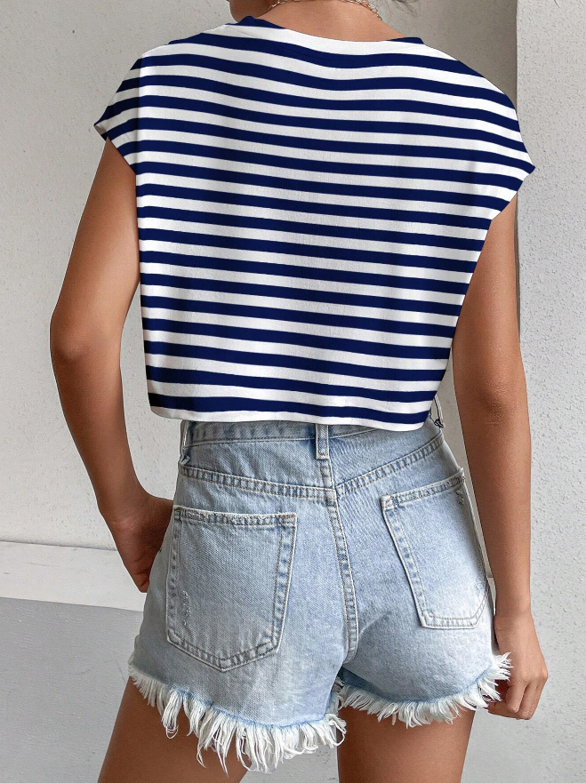 Camiseta Casual de Verano - Talla L-2