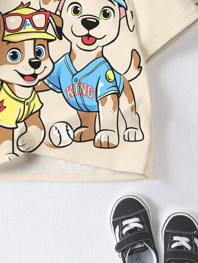 Camiseta de Perros Animados para Chicos-3