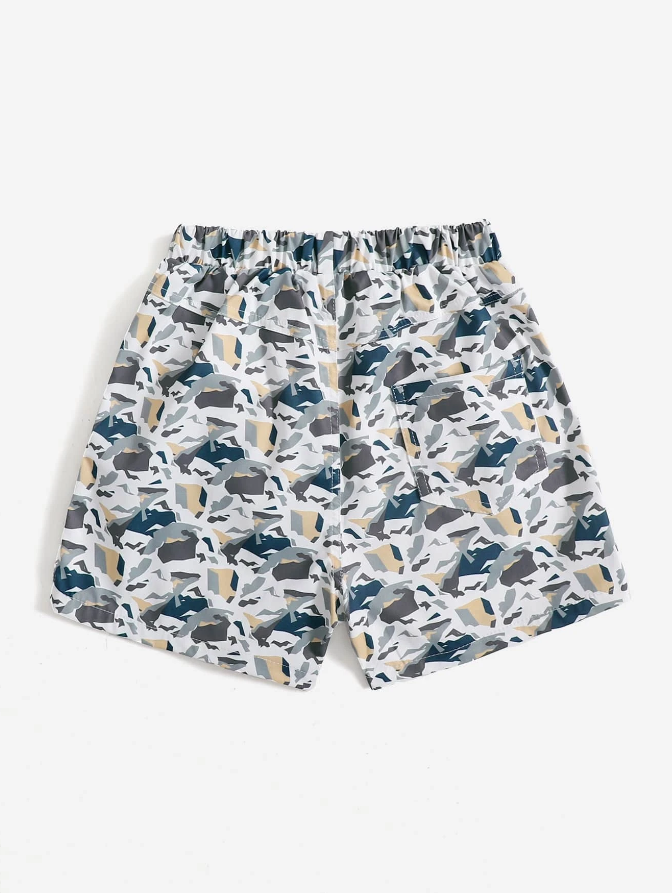 Short de Camuflaje Casual para Niñas - Talla 4 años-1