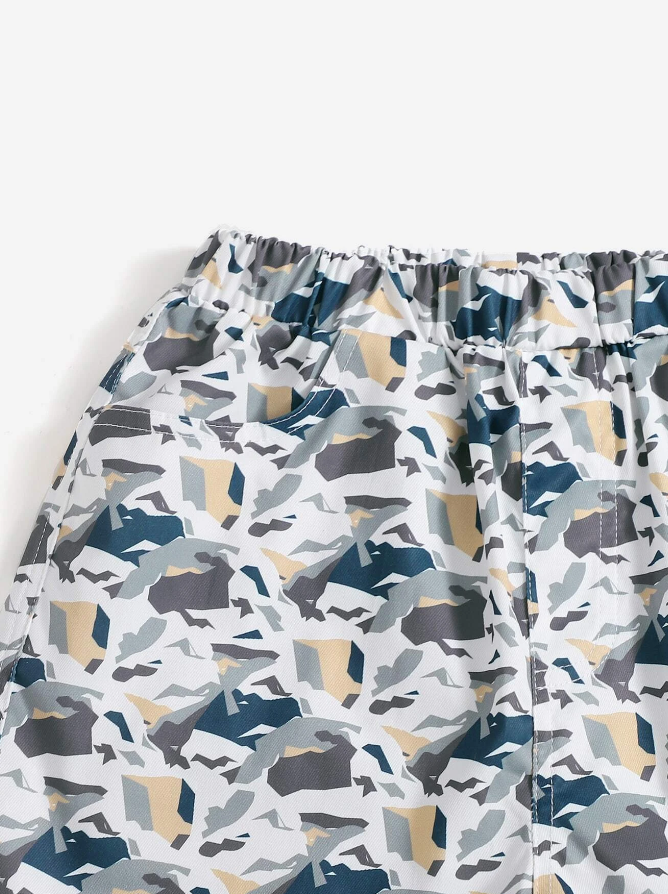 Short de Camuflaje Casual para Niñas - Talla 4 años-3