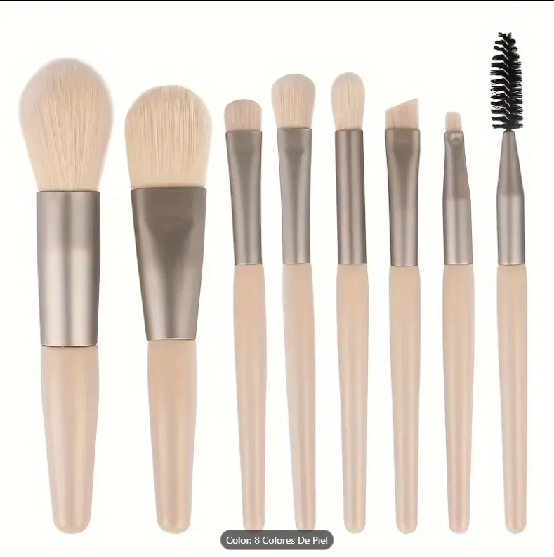 Set de Brochas de Maquillaje - 3 Colores-1